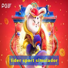 lider sport simulador